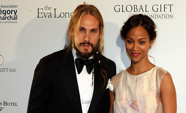 Actress Zoe Saldana poses with her husband Italian artist Marco Perego (Photo: AFP/File) Actress Zoe Saldana poses with her husband Italian artist Marco Perego (Photo: AFP/File)